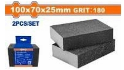 Nhám xốp 100x70x25mm 180#