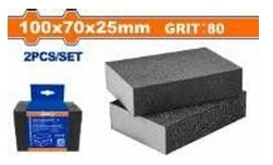 Nhám xốp 100x70x25mm 80#