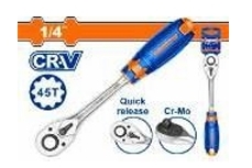 Tay vặn đầu tuýp 1/4" 45T