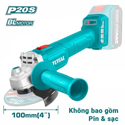 Total -TAGLI20107- Thân máy mài góc dùng pin Lithium 20V