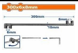 Vam càng cua uốn sắt 6x8mm