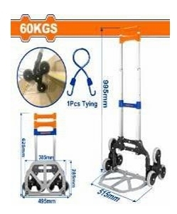 Xe kéo hàng 6 bánh leo cầu thang 60kg