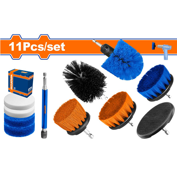 Bộ 11 bàn chải cọ rửa làm sạch WadFow WND5403