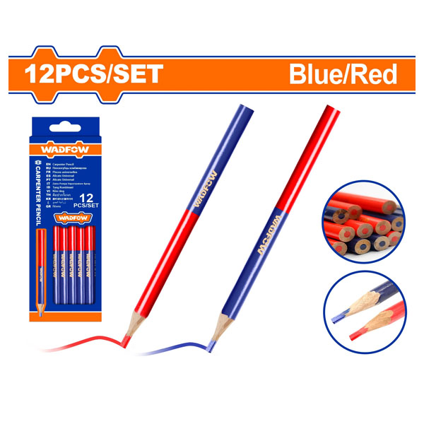 Bộ 12 Bút chì thợ mộc 2 màu WadFow WMQ2512