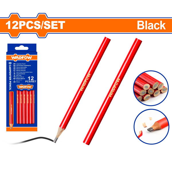 Bộ 12 Bút chì thợ mộc WadFow WMQ1512