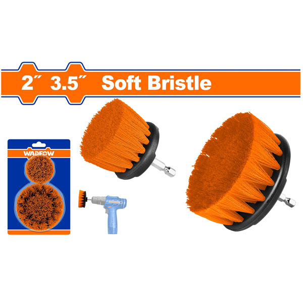 Bộ 2 bàn chải tròn lông mềm WadFow WND1401