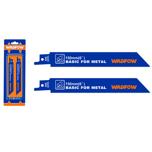 Bộ 2 lưỡi cưa kiếm (cưa kim loại) 150mm(6') WadFow WJT922EF