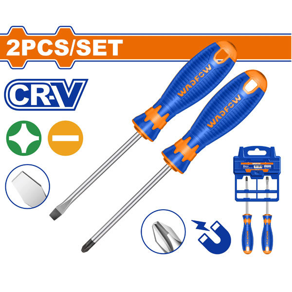 Bộ 2 tua vít dẹp & bake WadFow WSS1302
