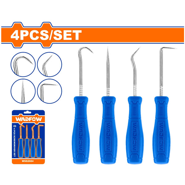 Bộ 4 dụng cụ móc ron WadFow WSS2604
