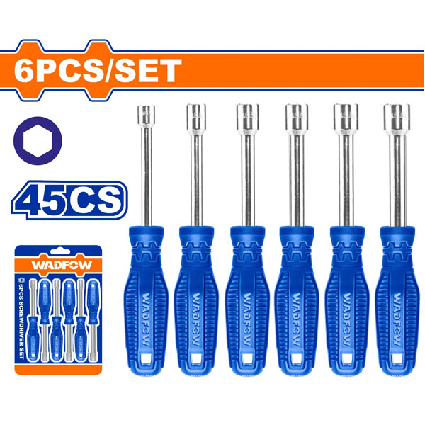 Bộ 6 tua vít đầu lục giác WadFow WSS24T6