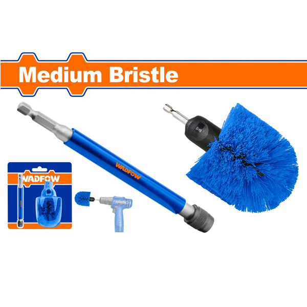 Bộ bàn chải tròn 360 độ và cán nối WadFow WND2404