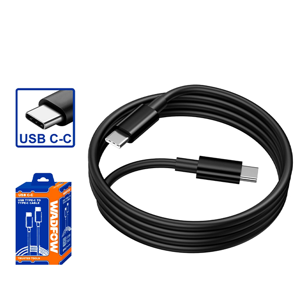 Dây cáp sạc USB type-C sang type-C 1m Wadfow WUB1502