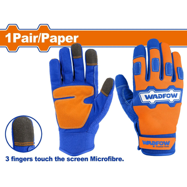 Găng tay cơ khí XL (3 ngón chạm cảm ứng) Wadfow WMG1E03
