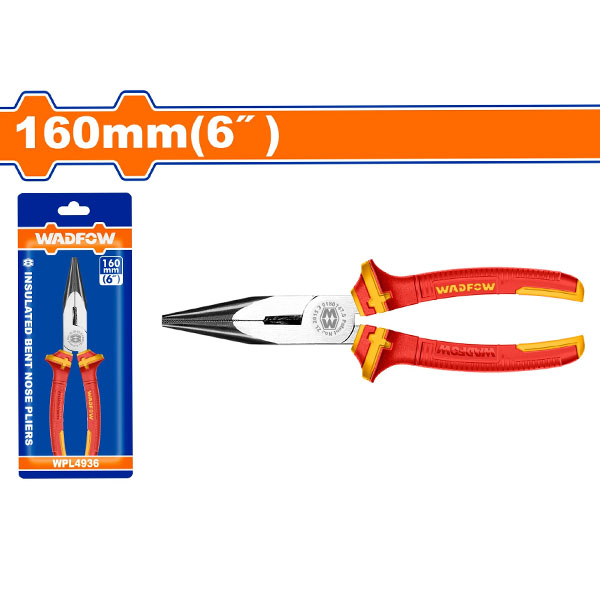 Kềm mũi cong cách điện 6' WadFow WPL4936