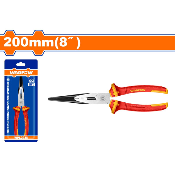 Kềm mũi dài cách điện 8' WadFow WPL2938