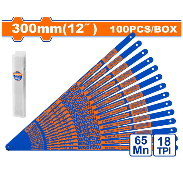 Lưỡi cưa khung cưa sắt 300mm 18T WadFow WHB1H18