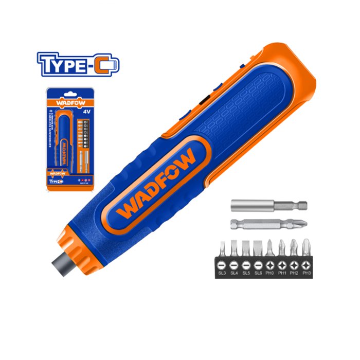Máy siết vít dùng pin 4V-5Nm Wadfow WCV4435 (USB type-C)