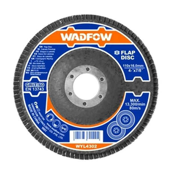 Nhám xếp nâu 100x16mm, P60 Wadfow WYL4302