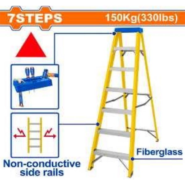 Thang nhôm cách điện 7 bậc Wadfow WLD0907
