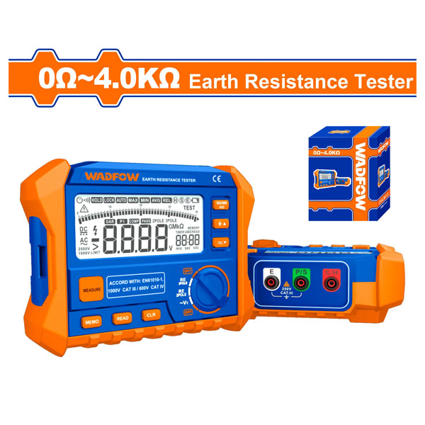 Thiết bị đo điện trở tiếp đất (0.1~4.0Ω) WadFow WDM9504