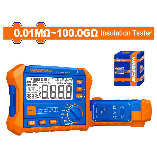 Thiết bị kiểm tra dòng rò RCD/LOOP (0.1~100Ω) WadFow WDM9506