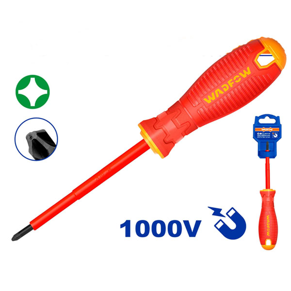 Tua vít bake cách điện PH0x75mm WadFow WSD7203