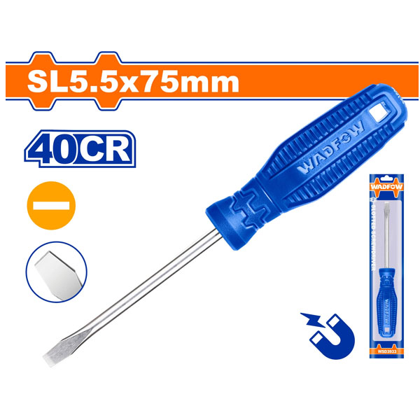 Tua vít dẹp SL5.5x75mm WadFow WSD3953
