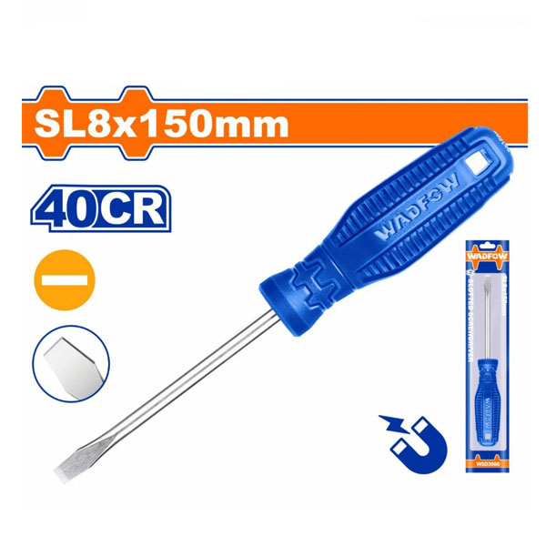 Tua vít dẹp SL8x150mm WadFow WSD3986
